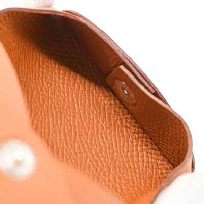 Pre-owned Hermes Brown Epsom Leather Coin Purse/coin Case ()