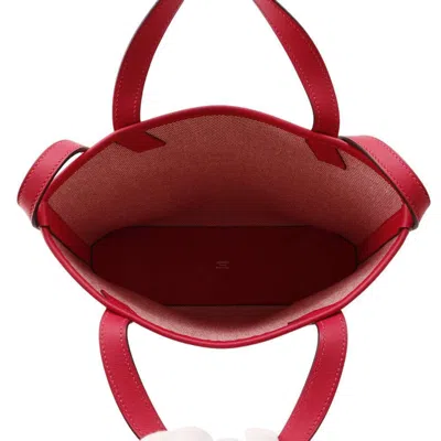 Pre-owned Hermes Kara Swift Leather Toile H Handbag Tote Bag ()