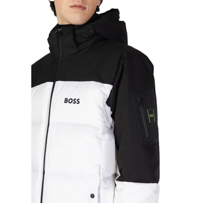 Hugo Boss Long-sleeved Cotton Jacket In White