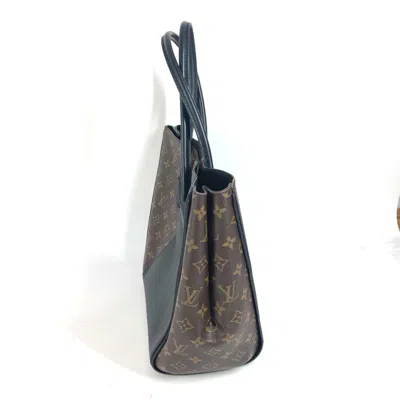 Pre-owned Louis Vuitton Black Brown Monogram Noir Monogram Shoulder Bag Tote Bag ()
