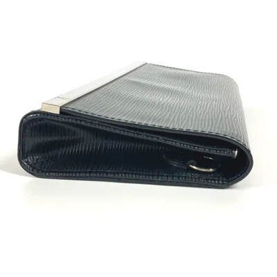 Pre-owned Louis Vuitton Black Epi Leather Clutch Bag Shoulder Bag ()