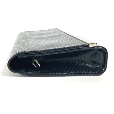 Pre-owned Louis Vuitton Black Epi Leather Clutch Bag Shoulder Bag ()