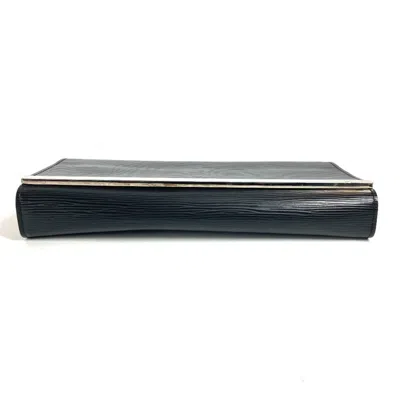 Pre-owned Louis Vuitton Black Epi Leather Clutch Bag Shoulder Bag ()