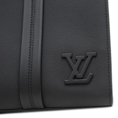 Pre-owned Louis Vuitton Black Leather Tote Bag ()