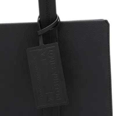 Pre-owned Louis Vuitton Black Leather Tote Bag ()