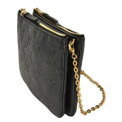 Pre-owned Louis Vuitton Black Monogram Empreinte Pochette Shoulder Bag ()
