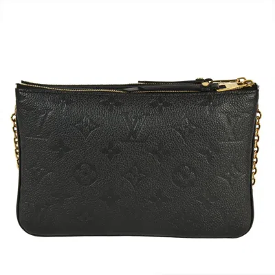Pre-owned Louis Vuitton Black Monogram Empreinte Pochette Shoulder Bag ()
