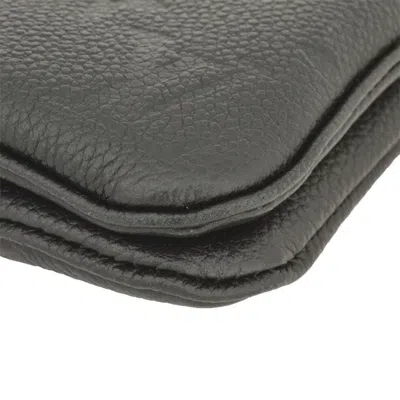 Pre-owned Louis Vuitton Black Monogram Empreinte Pochette Shoulder Bag ()