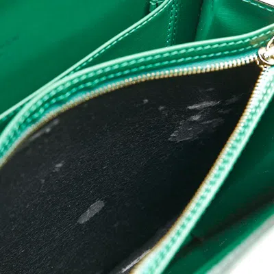 Pre-owned Louis Vuitton Borneo Green Leather Shoulder Bag ()