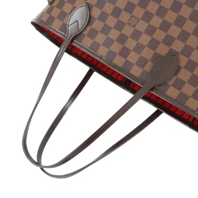 Pre-owned Louis Vuitton Brown Cerise Damier Canvas Ebene Damier Canvas Tote Bag ()