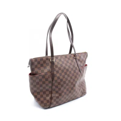 Pre-owned Louis Vuitton Brown Coated Canvas Damier Canvas Tote Bag ()