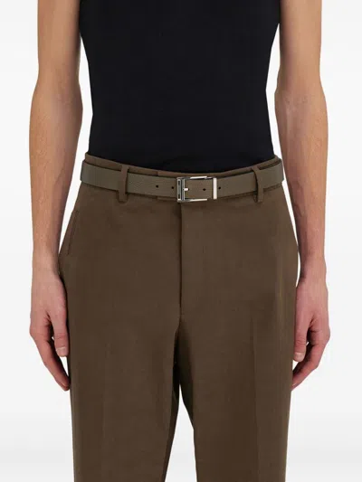 Ferragamo Reversible And Adjustable Belt In Brown