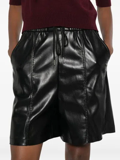 Pinko Elasticated-waist Shorts In Black