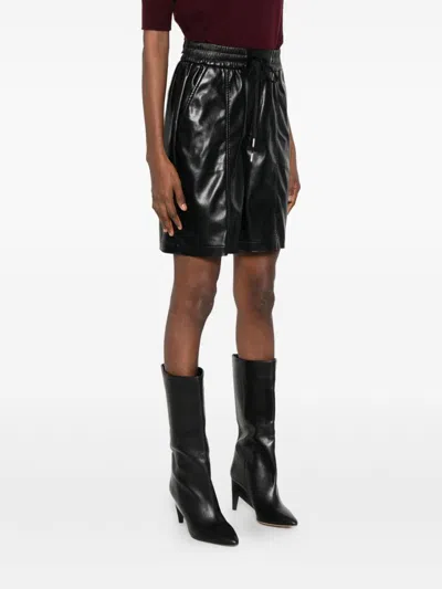 Pinko Elasticated-waist Shorts In Black