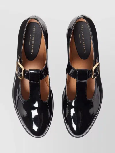 Stella Mccartney Oxford Elyse Shiny 80mm In Black