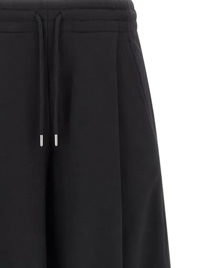 Dries Van Noten Pleated Drawstring Track Pants In Black