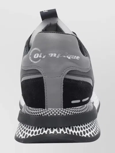 Philippe Model Casual Sneakers With Rubber Sole And Mesh In Black