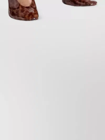 Givenchy Cropped Peacoat With Leather Collar In Cotton And Wool In Neutral