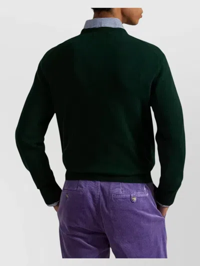 Polo Ralph Lauren Men's Sweaters Ralph Lauren - Ls Cn Pp Long Sleeve Pullover - Green In Green