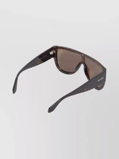 Alaïa Alaia Women Sunglasses Havana Mask In Multi