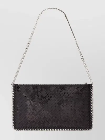 Stella Mccartney Mini Pouch With Chain Strap And Sequins
