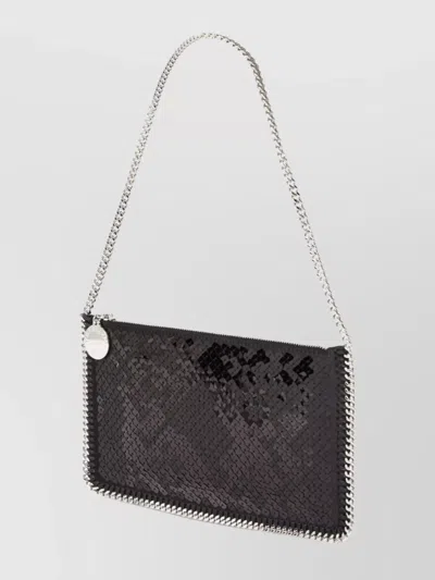 Stella Mccartney Mini Pouch With Chain Strap And Sequins