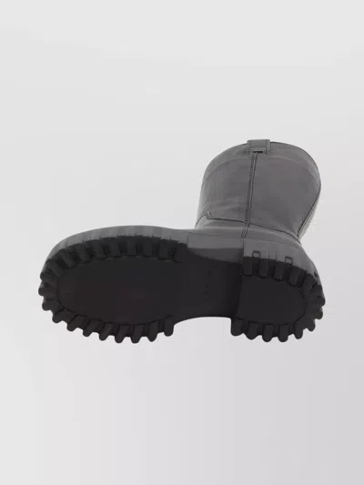 Hogan Knee-high Boots With Chunky Sole And Pull Tab In Black