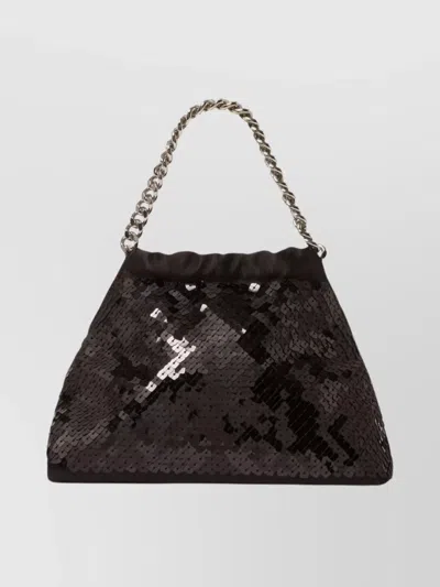 Stella Mccartney Mini Handbag With Sequins And Chain