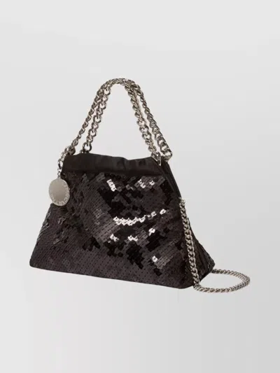 Stella Mccartney Mini Handbag With Sequins And Chain