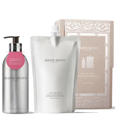 Molton Brown Fiery Pink Pepper Body Care Refill Gift Set (worth £72)