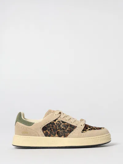 Premiata Quinn D 7647 Spotted Sneaker In Nude