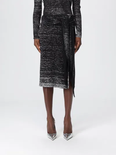 Diesel Falda Semilarga - Negro In Blue