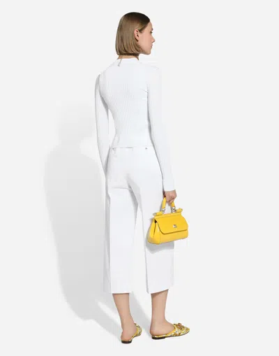 Dolce & Gabbana Pantalone In White