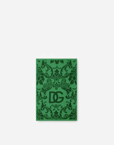 Dolce & Gabbana Set 5 Cotton Terry Towels In Multicolor