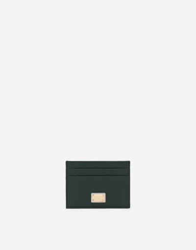 Dolce & Gabbana Card Holder With Tag In Vert