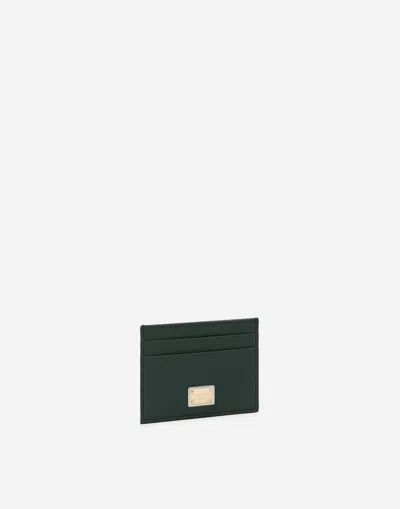 Dolce & Gabbana Card Holder With Tag In Vert