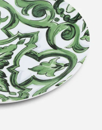 Dolce & Gabbana Set 2 Piatti Piano In Multicolor