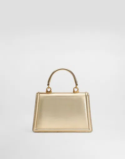 Dolce & Gabbana 'devotion' Heart Chain Cross-body Bag In Gold