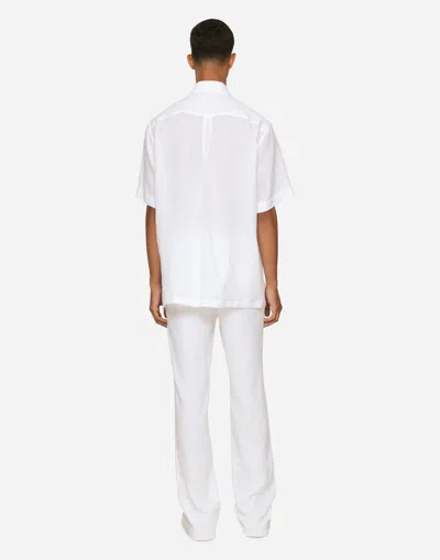 Dolce & Gabbana Drop-sleeve Shirt In White