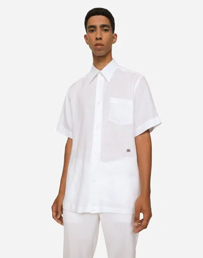 Dolce & Gabbana Drop-sleeve Shirt In White