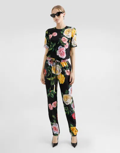 Dolce & Gabbana Floral-print Blouse In Print
