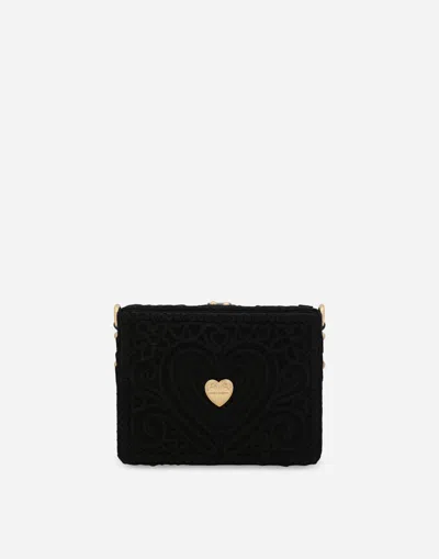 Dolce & Gabbana Dolce Box Bag With Cordonetto Detailing In Black