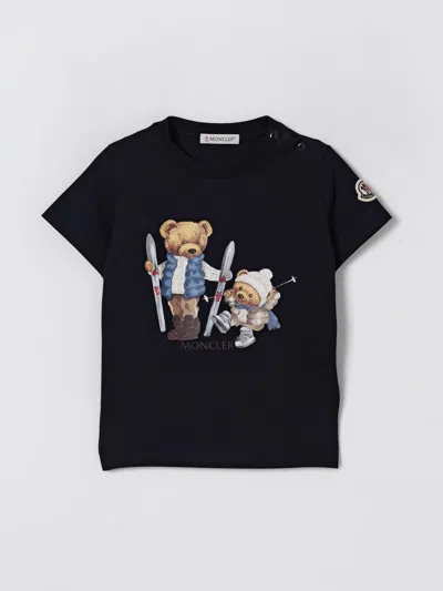 Moncler T-shirt  Kids Color Navy In Blue