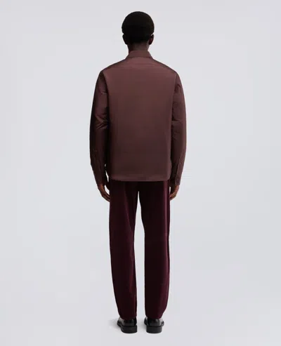 Aspesi Long Sleeve Shirt Jacket In Brown