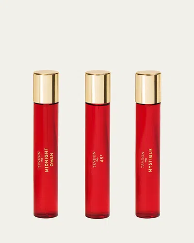 Trudon Womens Rouge Collection Fragrance Set 3 X 15ml In Red