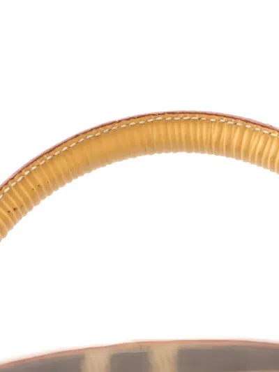 Pre-owned Fendi Zucca Vanity Two-way Handbag In Brown