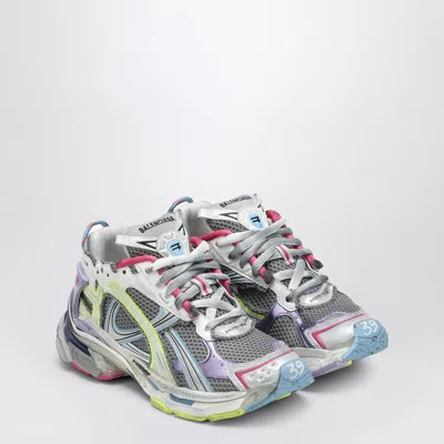 Balenciaga Runner Nylon And Mesh Sneakers In Multi