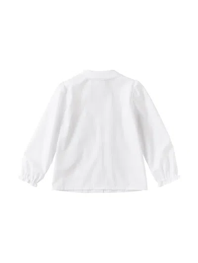 Familiar Ruched Blouse In White