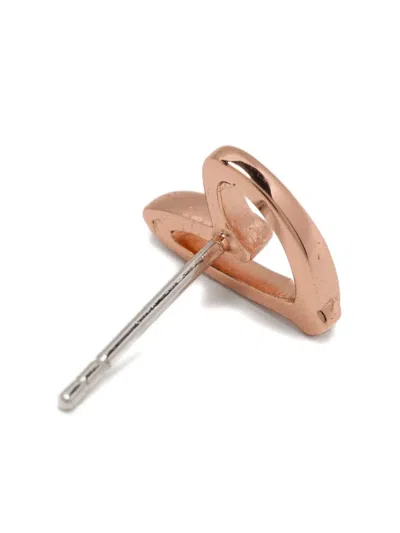 Agnès B. Logo Earring In Gold