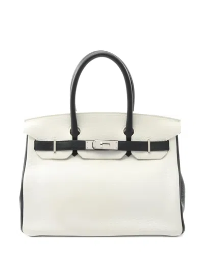 Pre-owned Hermes Birkin 30 Handbag In White